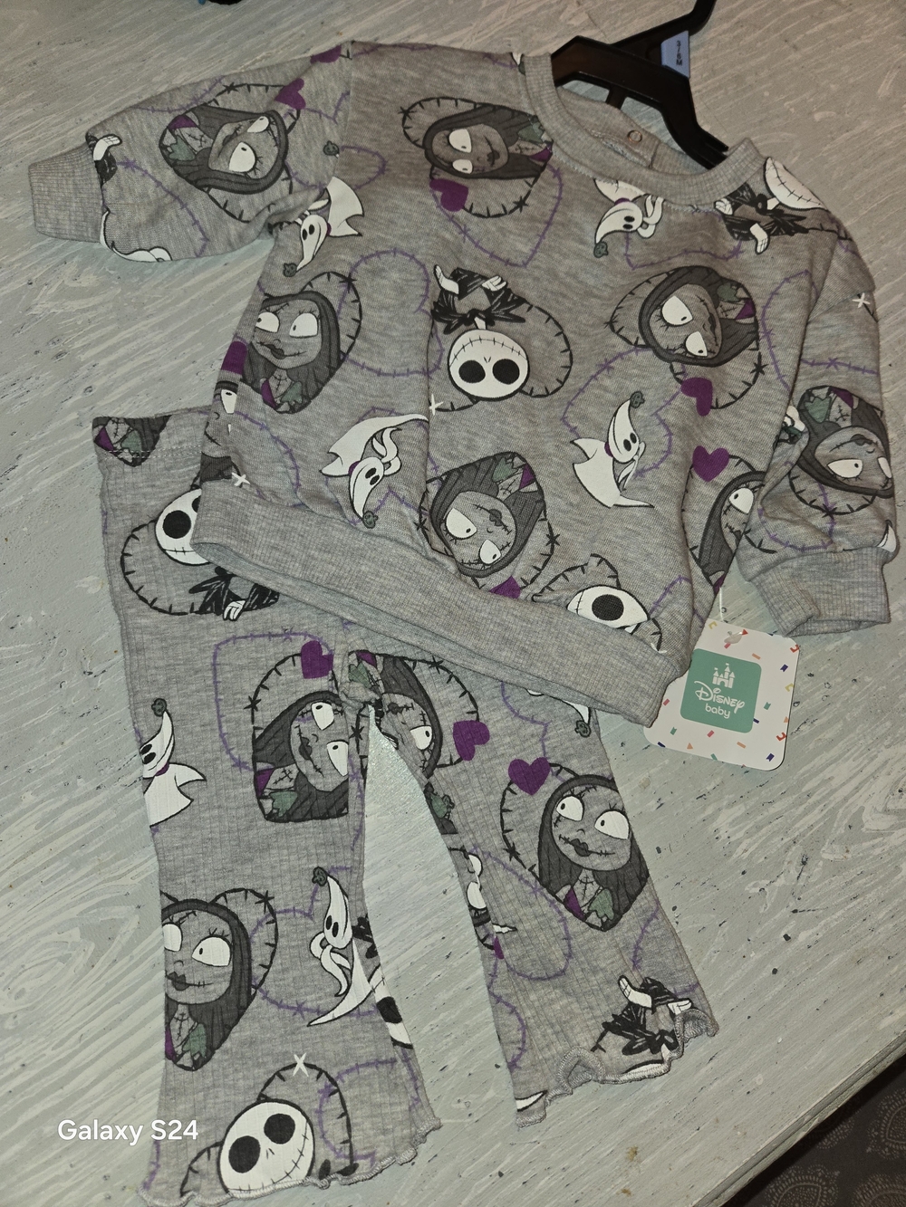 Disney Baby  The Nightmare Before Christmas Outfit New Sz 3-6 Mos
